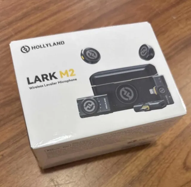 Microfone Hollyland Lark M2 - Modelo Combo | Lacrado, Pronta Entrega