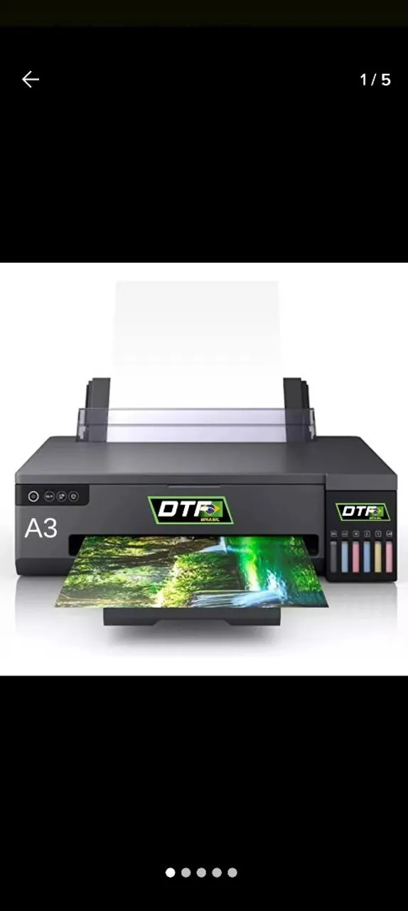 Impressora DTF A3 com alta qualidade de impressão