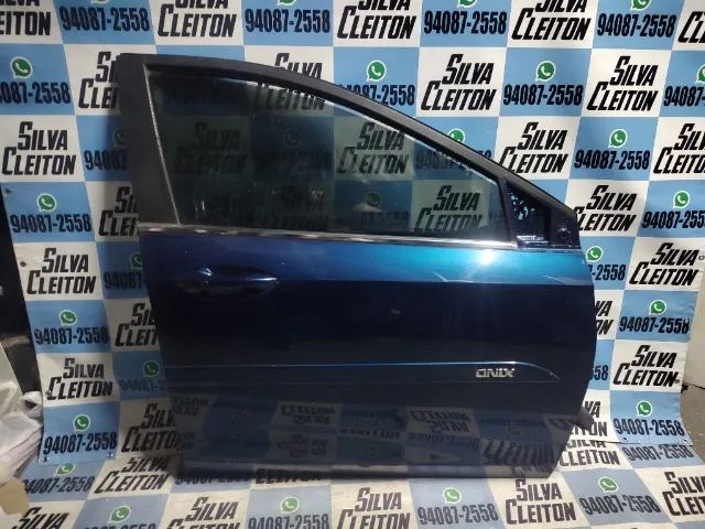 porta dianteira direita onix 2020 ate 2025 original cor azul 
