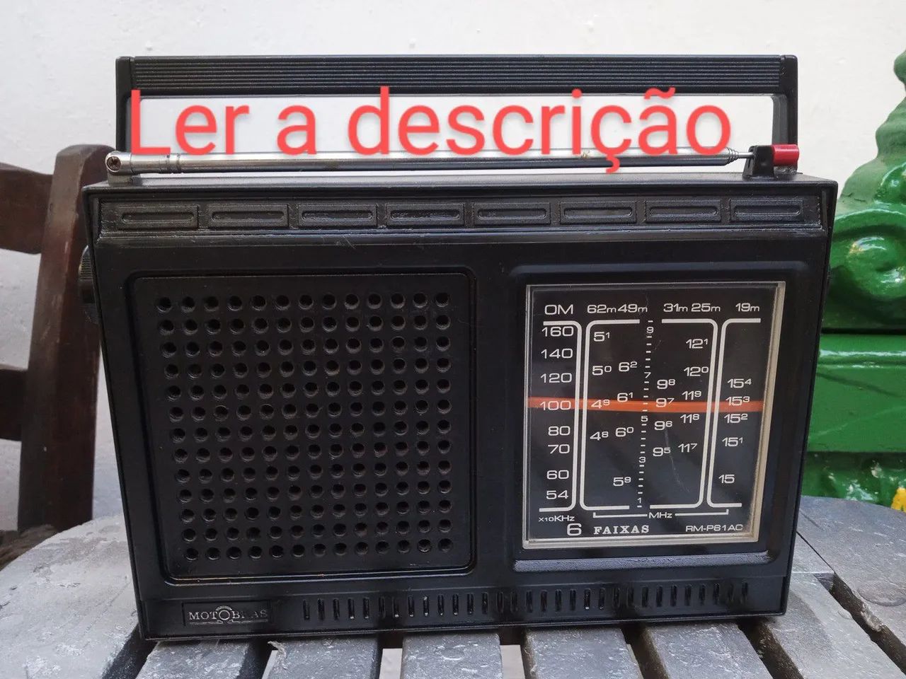 Rádio antigo Motobras 