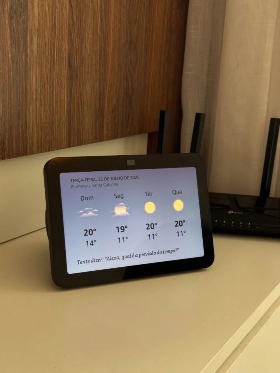 Assistente Virtual Echo Show 8 Alexa - Nova e Lacrada - Foto 4