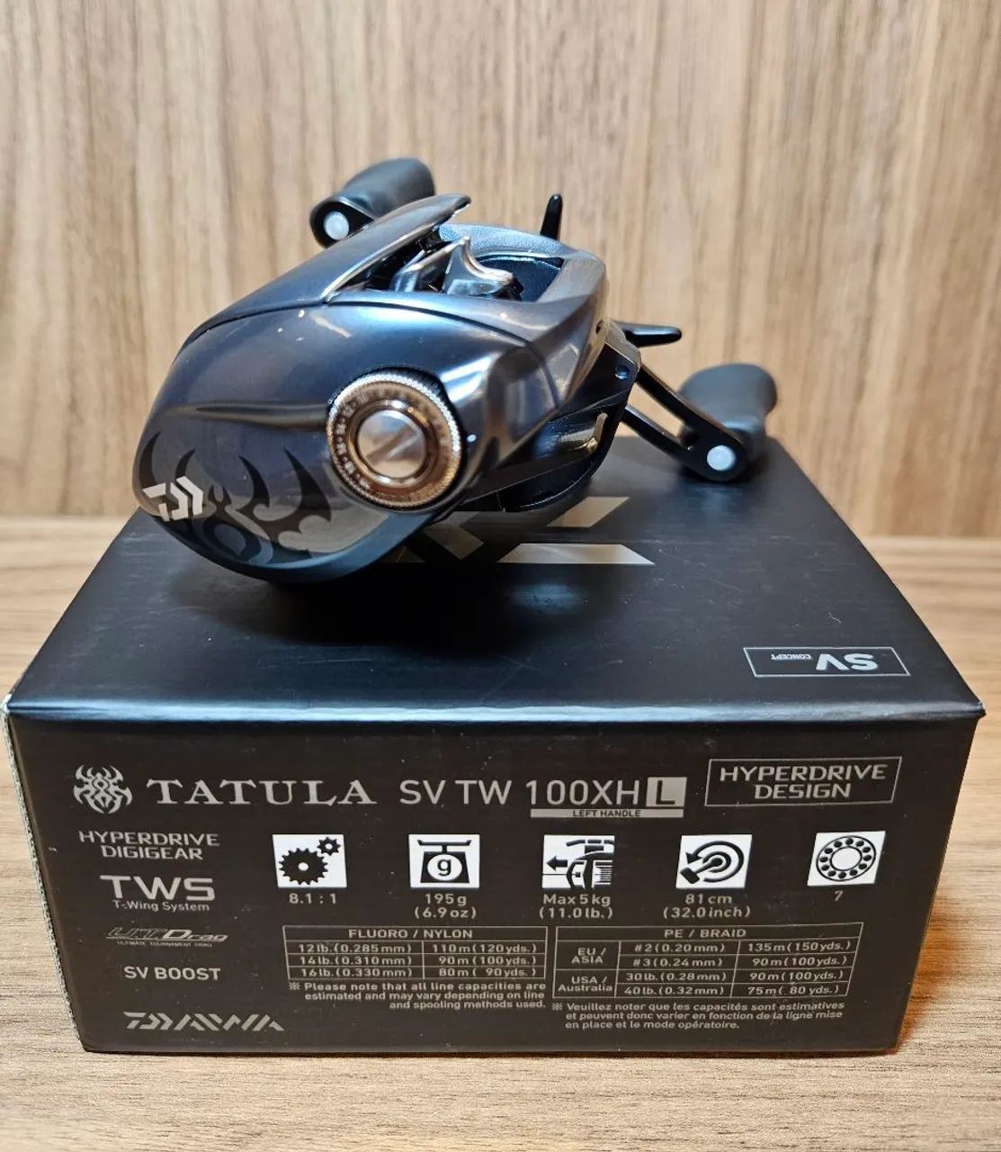 Carretilha Daiwa Tatula SV TW 100XHL - Foto 4