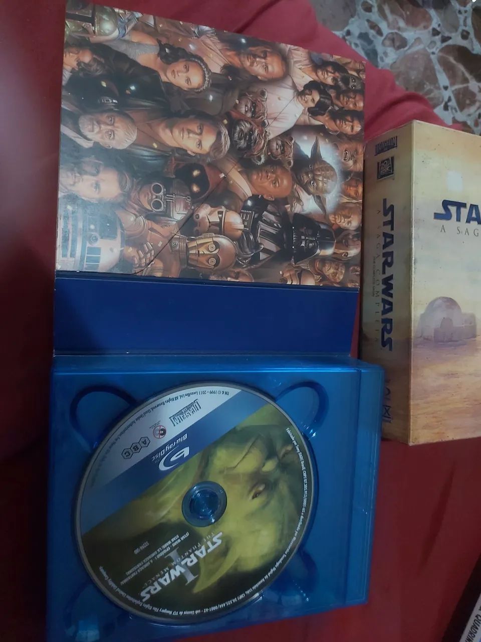 199,  Blu-ray Star Wars A Saga Completa - 6 Filmes (9 Discos) - Foto 2