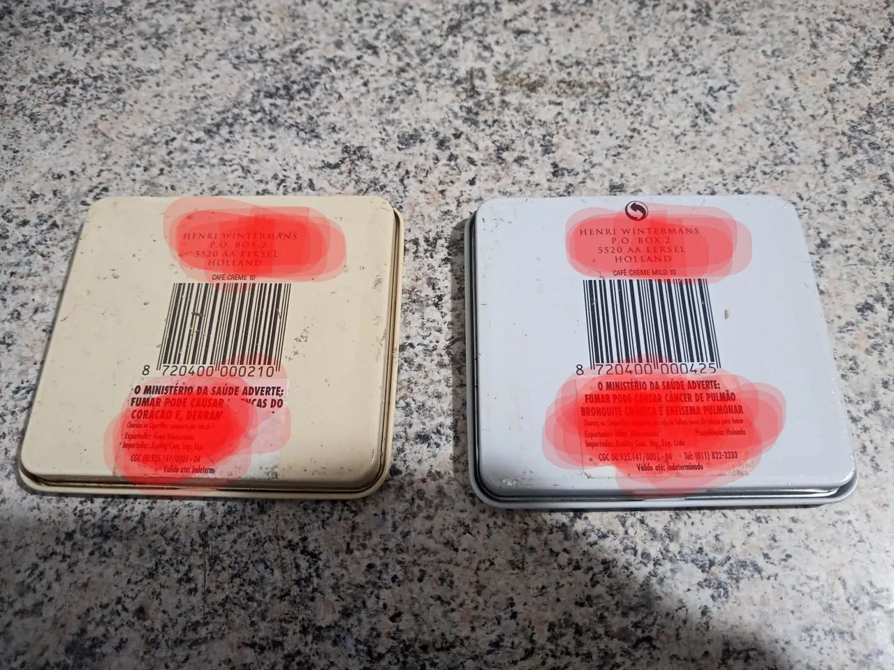 Antigas Lata Vazias Cafe Creme Mild Henry winternas - Foto 2