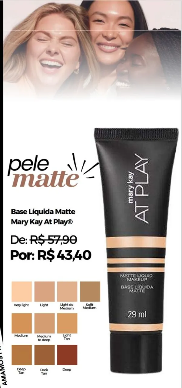 Base Líquida Matte Mary Kay At Play®