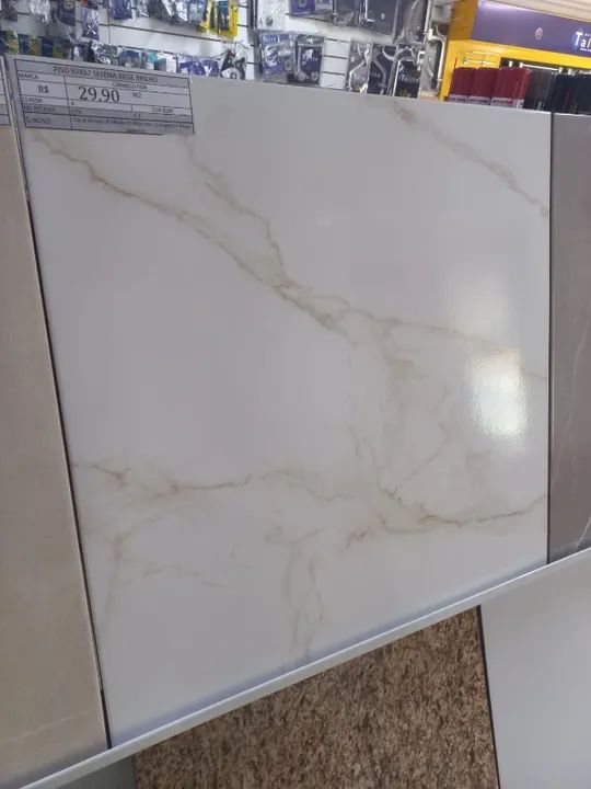 Piso 57x57 Selena Bege Carmelo Fior - Foto 3