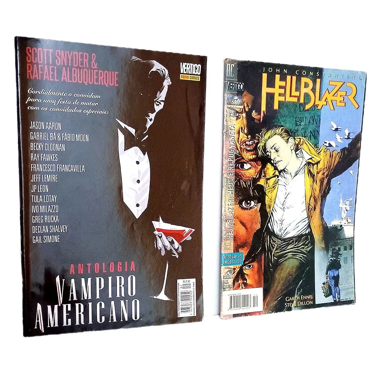 kit hq vertigo vampiro americano hellblazer john constantine panini dc comics geek