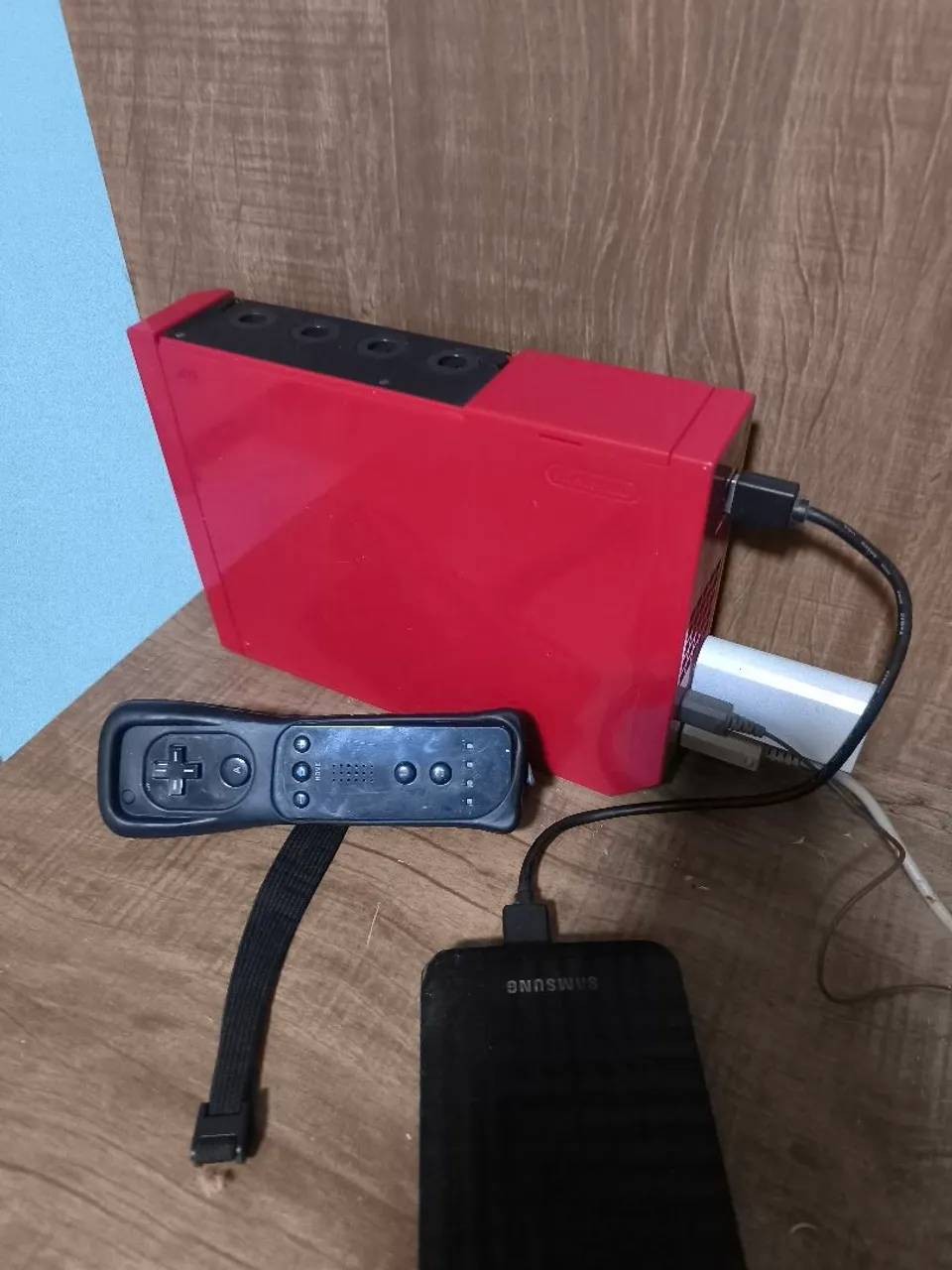 Nintendo Wii Vermelho + Acessórios