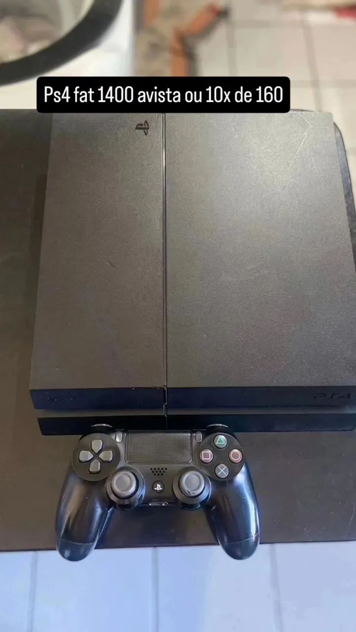 PS4 Fat - semi novo