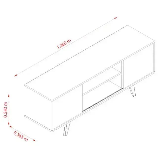 liz novo rack que suporta TV de até 55 polegadas  - Foto 2