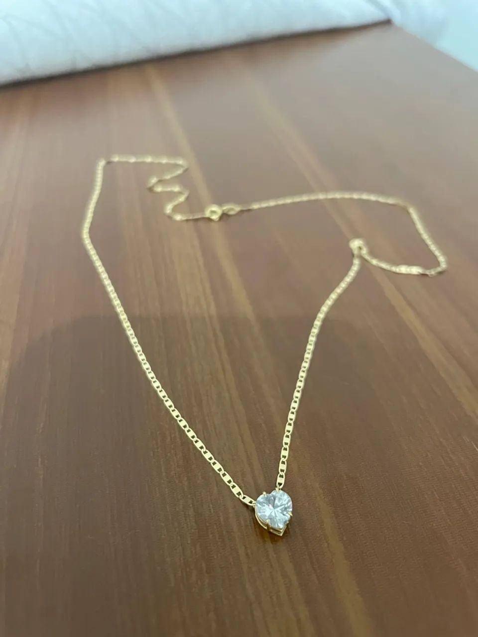 Colar Feminino Ouro 18k com Pingente de Coração - Foto 3