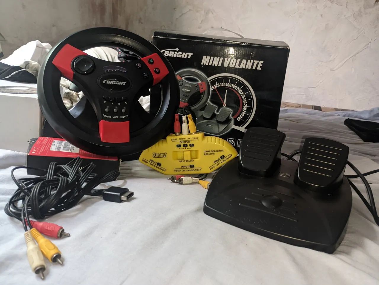 Mini Volante Bright para PC e Playstation - Foto 5