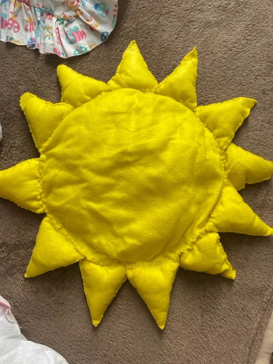 Kit Decorativo Nuvem Arco-Íris Sol e Nuvens - Pelúcia - Foto 3