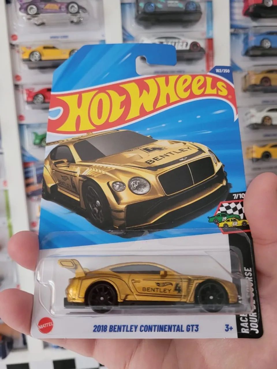Dupla 2018 Bentley Continental GT3 Preto e o Dourado Hot Wheels. - Foto 2
