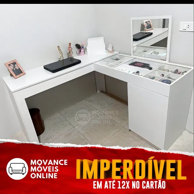 Penteadeira em L Nova - Foto 2