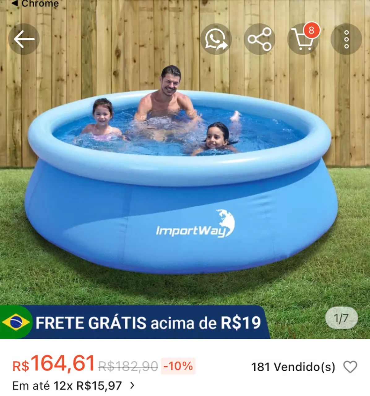 Piscina inflável para crianças - Diversão garantida!