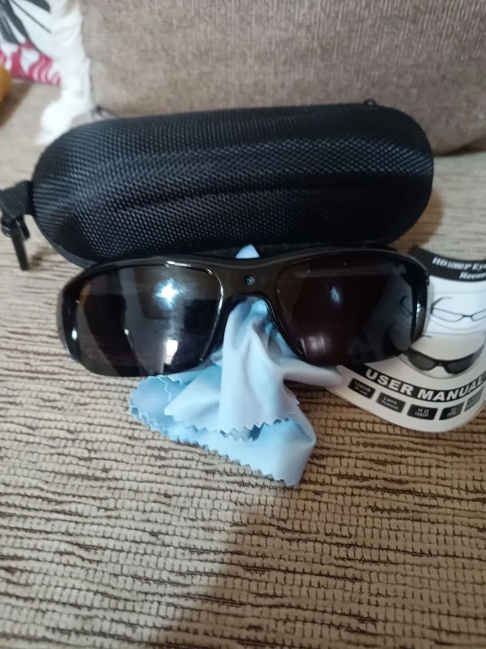 Óculos espião com camara , novo 