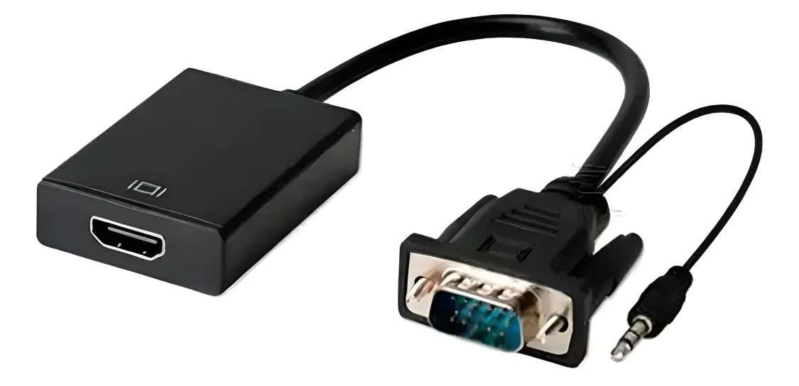 Adaptador HDMI para VGA com Áudio