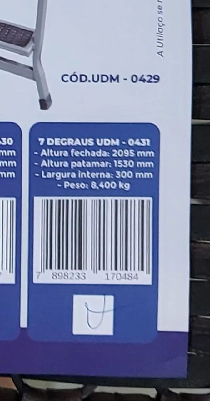 Escada de 7 degraus Utilaço  - Foto 4