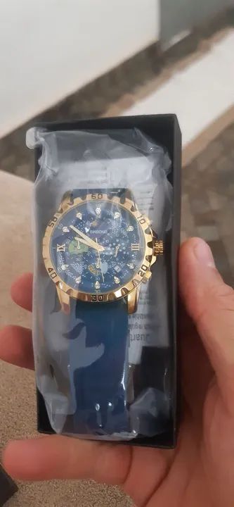 Vendo ou troco relógio masculino da marca BINBOND. Na caixa - Foto 2
