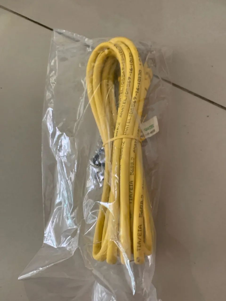 Cabos de Rede Ethernet Amarelos - Foto 2