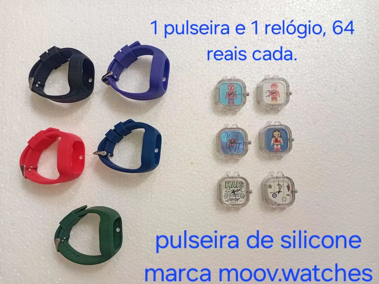 Relógios moov.