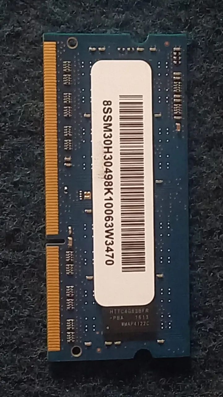 DDR3 memory for notebook, 4 GB.64289466003587120