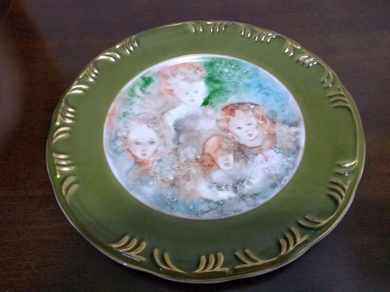 Prato Decorativo com Pintura de Crianças - Foto 4