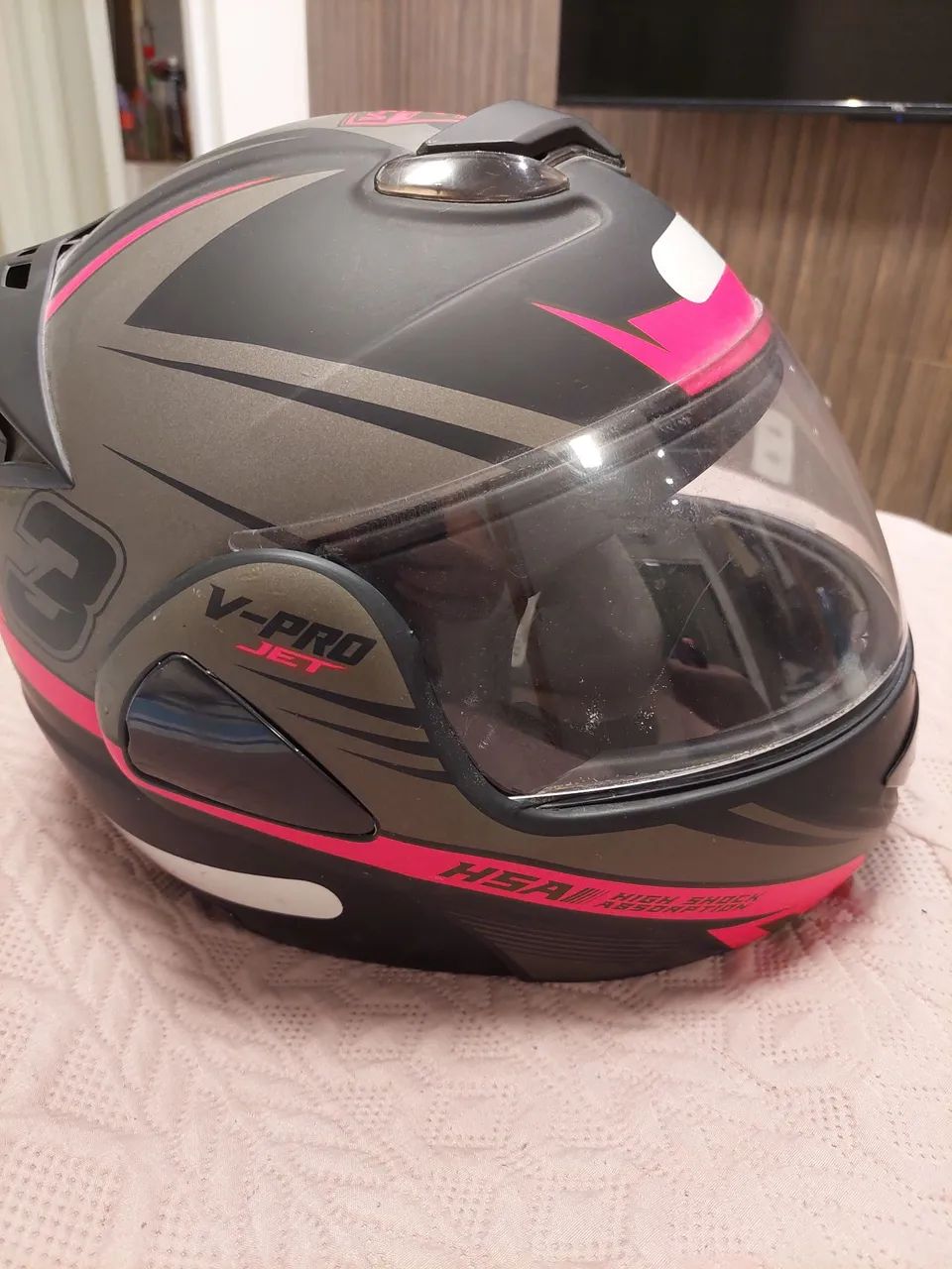 CAPACETE PRO TORK V-pro Jet 3 tamanho 62 escamoteável - Foto 6