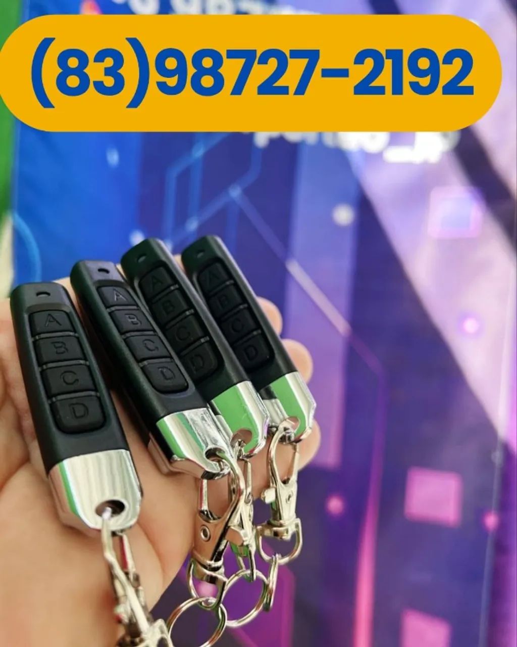 Controles de portão de garagem 433MHZ duplicador - Foto 2