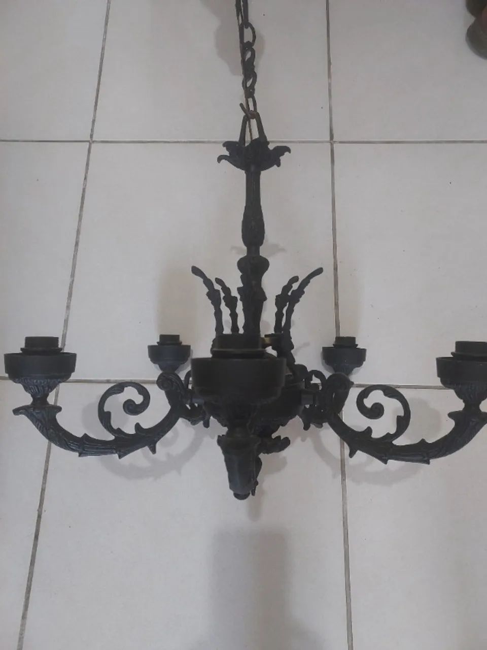 Lustre de Ferro Antigo 