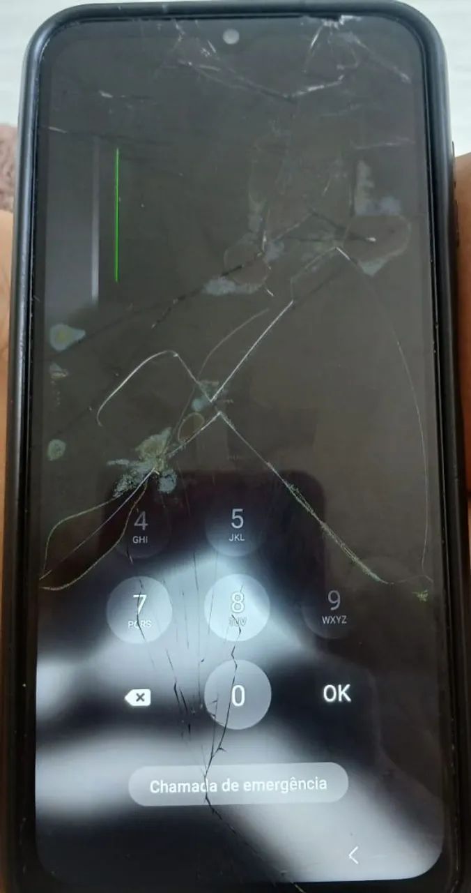 Celilular novo porém com tela trincada p concerto - Foto 2