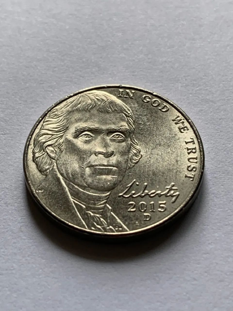 Moeda 5 Centavos EUA 2015