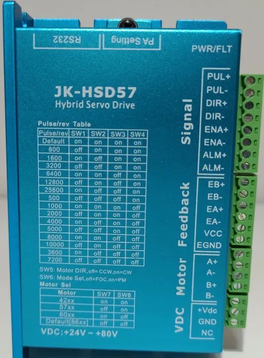 Kit motor de passo servo + driver 30Kg (3N.m) nema 23 - Foto 4