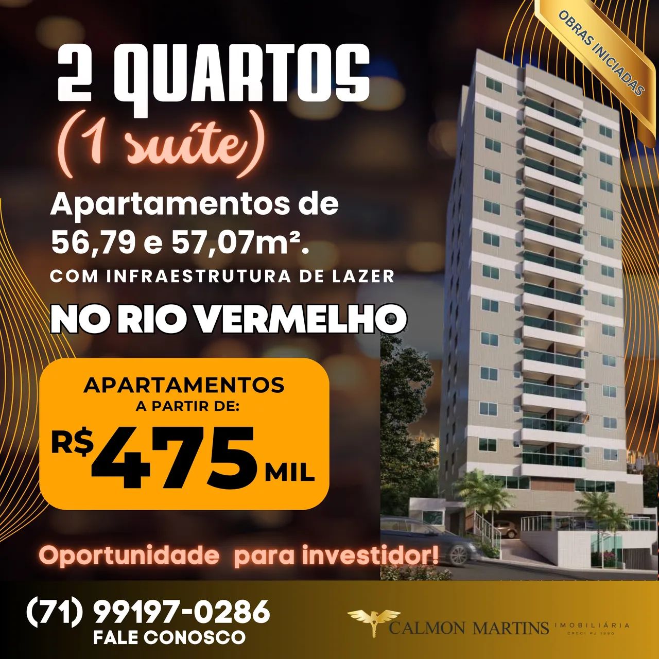 LANÇAMENTO GOYA RESIDENCIAL - 2  QUARTOS (1 SUÍTE) COM VARANDA INFRAESTRUTURA LAZER