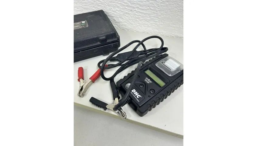 Testador Digital Bateria Automotivo 6-12V Impressora usado - Foto 3