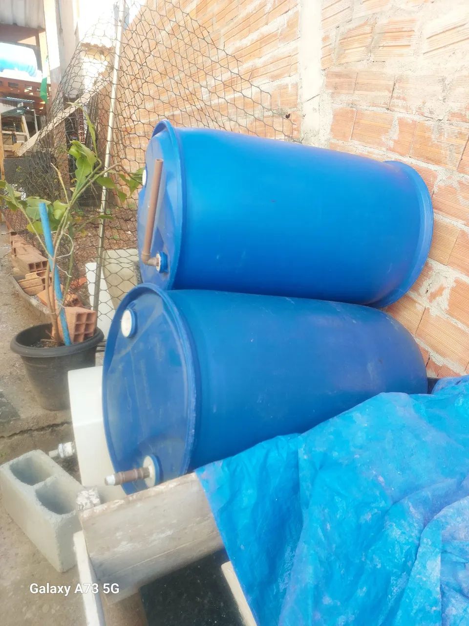 Tambor Azul de Plástico - Foto 2