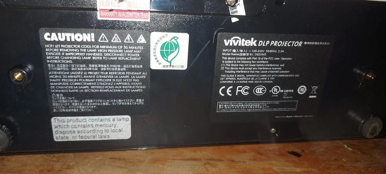 Estou liquidando Projetor vivitek modelo d825ms  - Foto 4