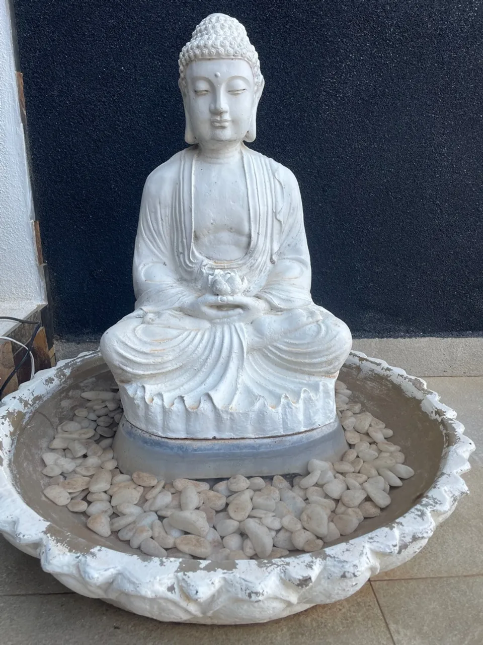 Estátua Buda Decorativa para Jardim