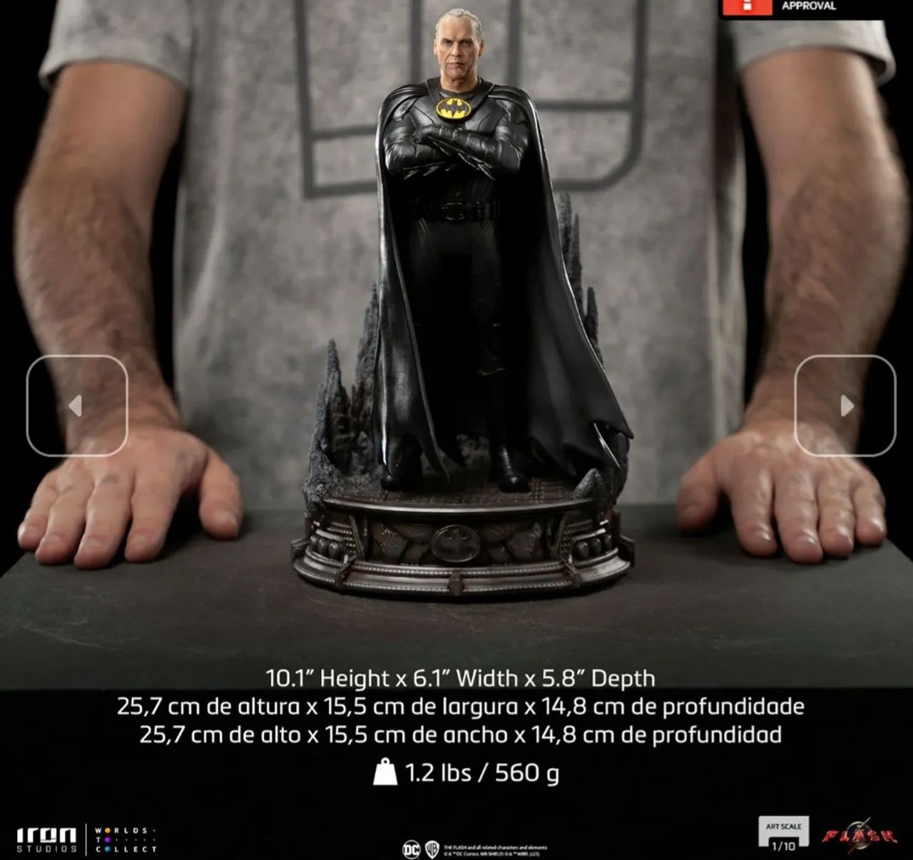 Batman Deluxe Iron Studios The Flash Movie - Foto 5