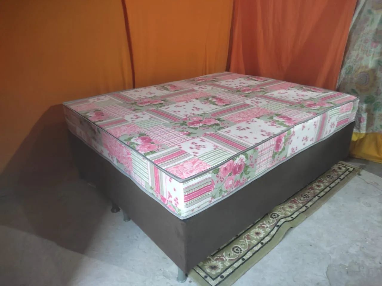 Base+Colchão Casal Molas Ensacadas - Frete Grátis