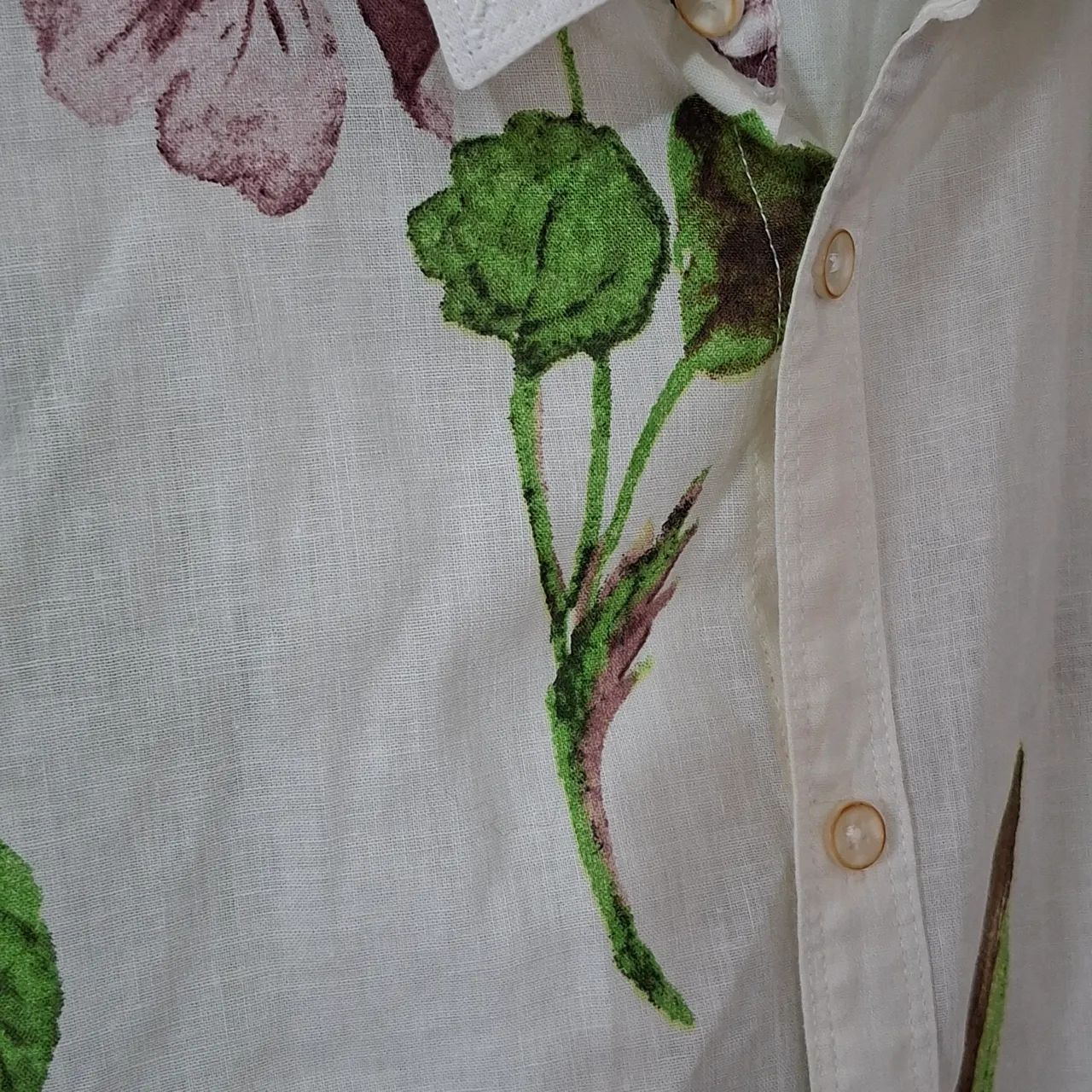 Camisa Linho Estampada Marfinno Renner - Foto 4