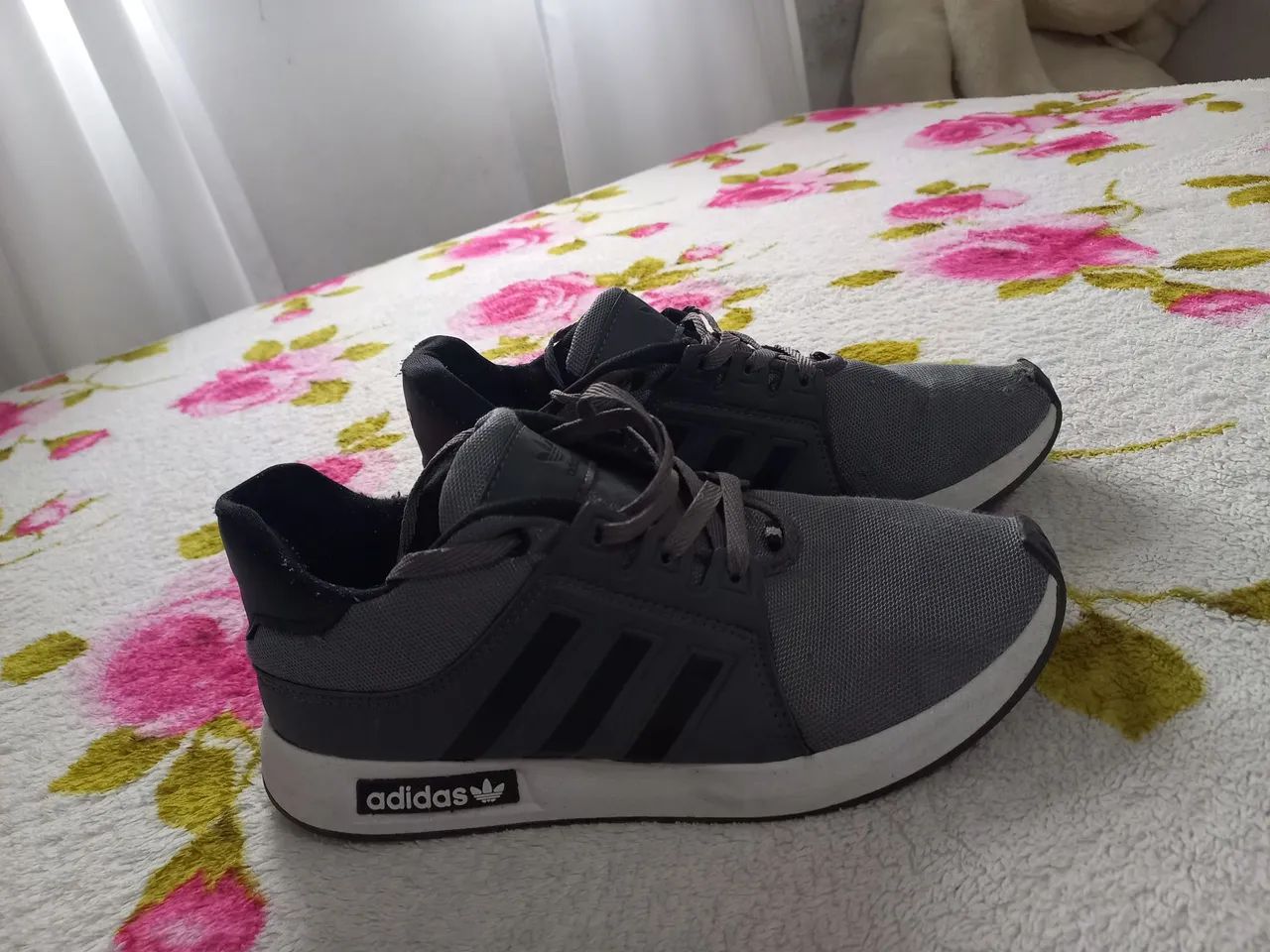 Tênis Adidas Masculino - Cinza - Foto 2