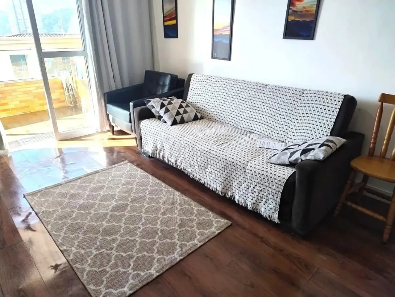 Apartamento para alugar com 1 Quartos no Canto do Forte - Praia Grande/SP
