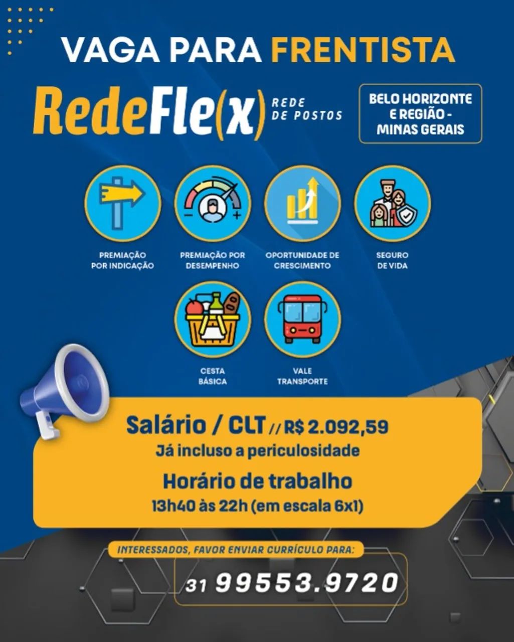 VAGA DE FRENTISTA
