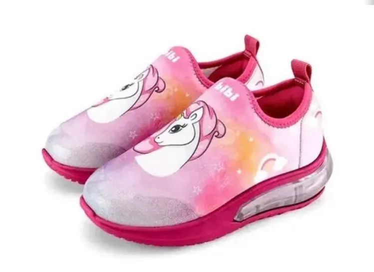 Tênis INFANTIL LED BIBI - unicórnio - ROSA - Foto 2