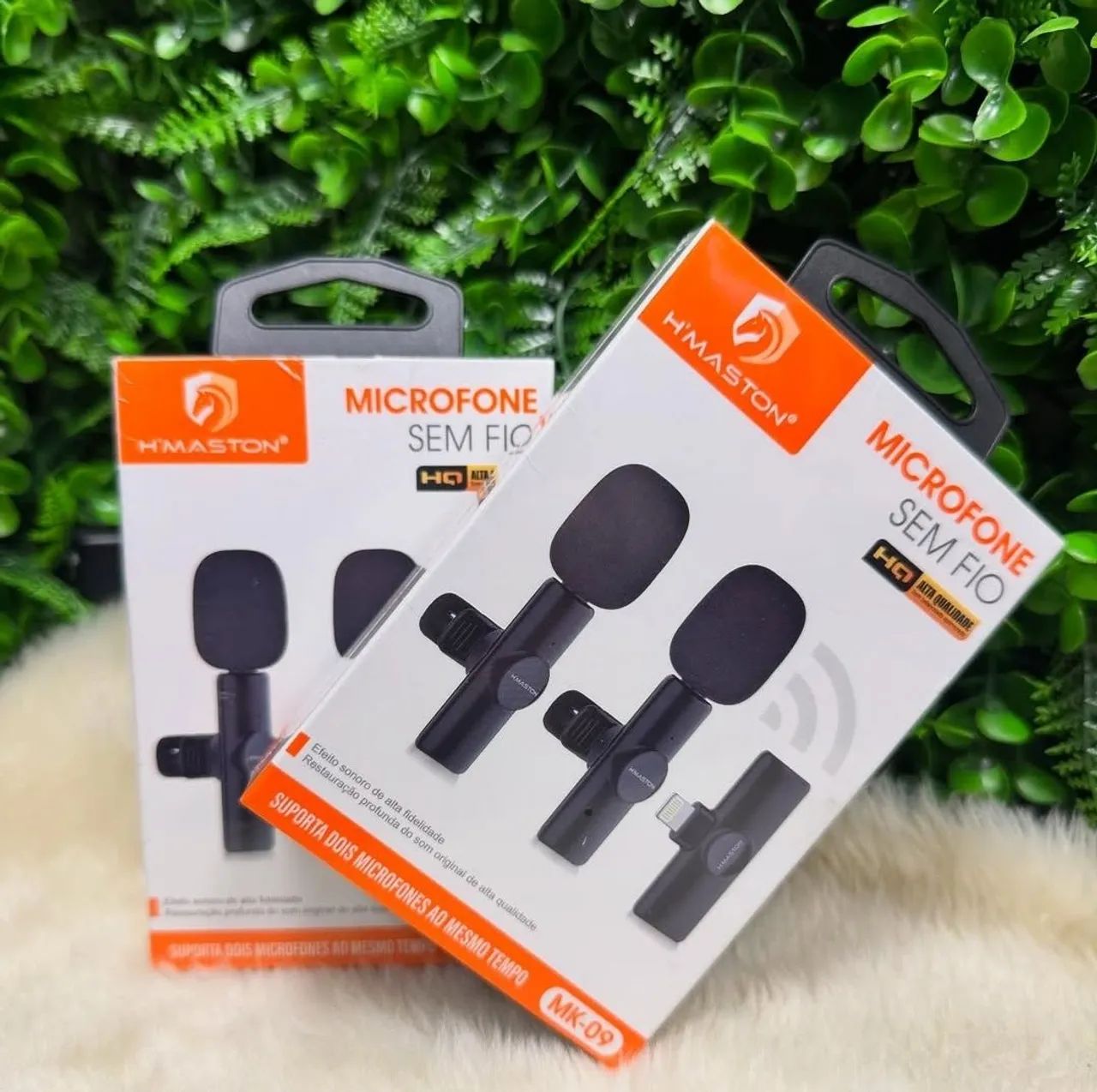 Microfone Sem Fio Himaston MK-09 - Áudio Profissional em Qualquer Lugar!