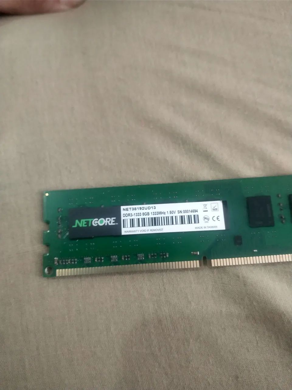 Mem ória ram DDR3 8gb 1333mhz - Foto 2
