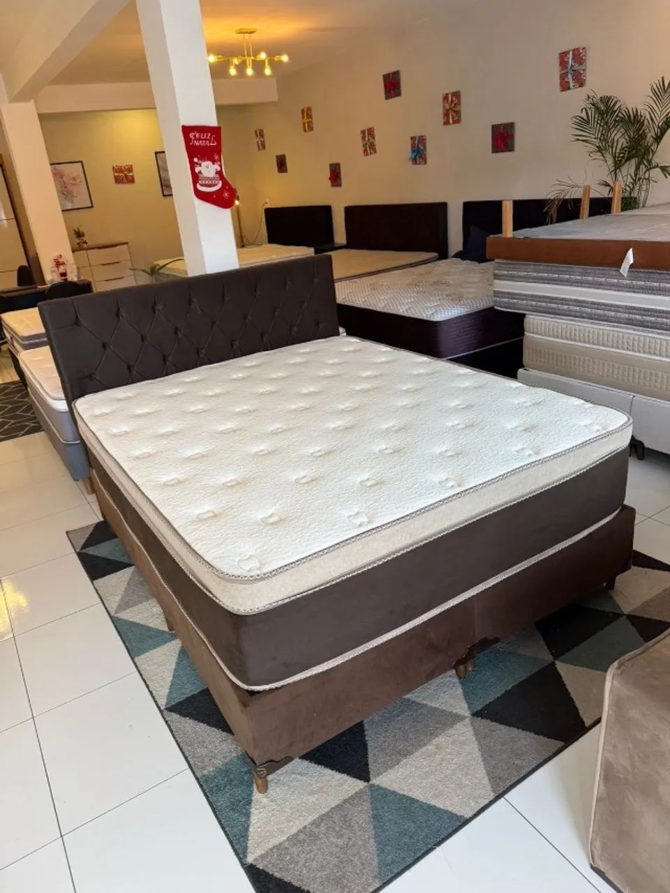 Colchão Queen Size COM CABECEIRA DE BRINDE - Entrego!  - Foto 4