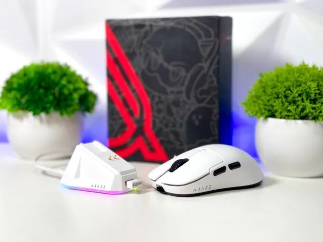 Mouse Ajazz AJ159P + Dock de Carregamento